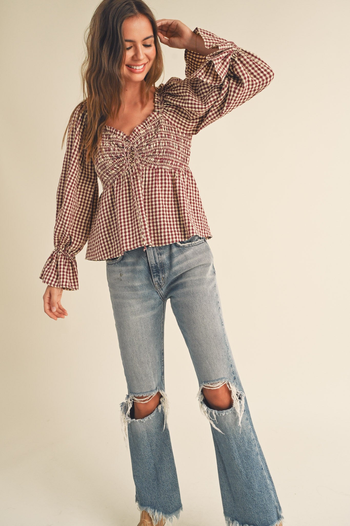 The Marie Smocked Top