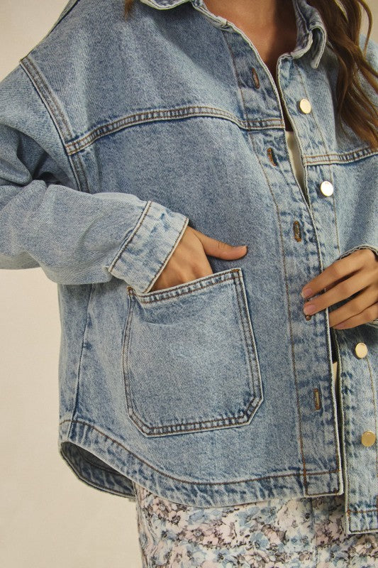 The Drew Vintage Denim Jacket