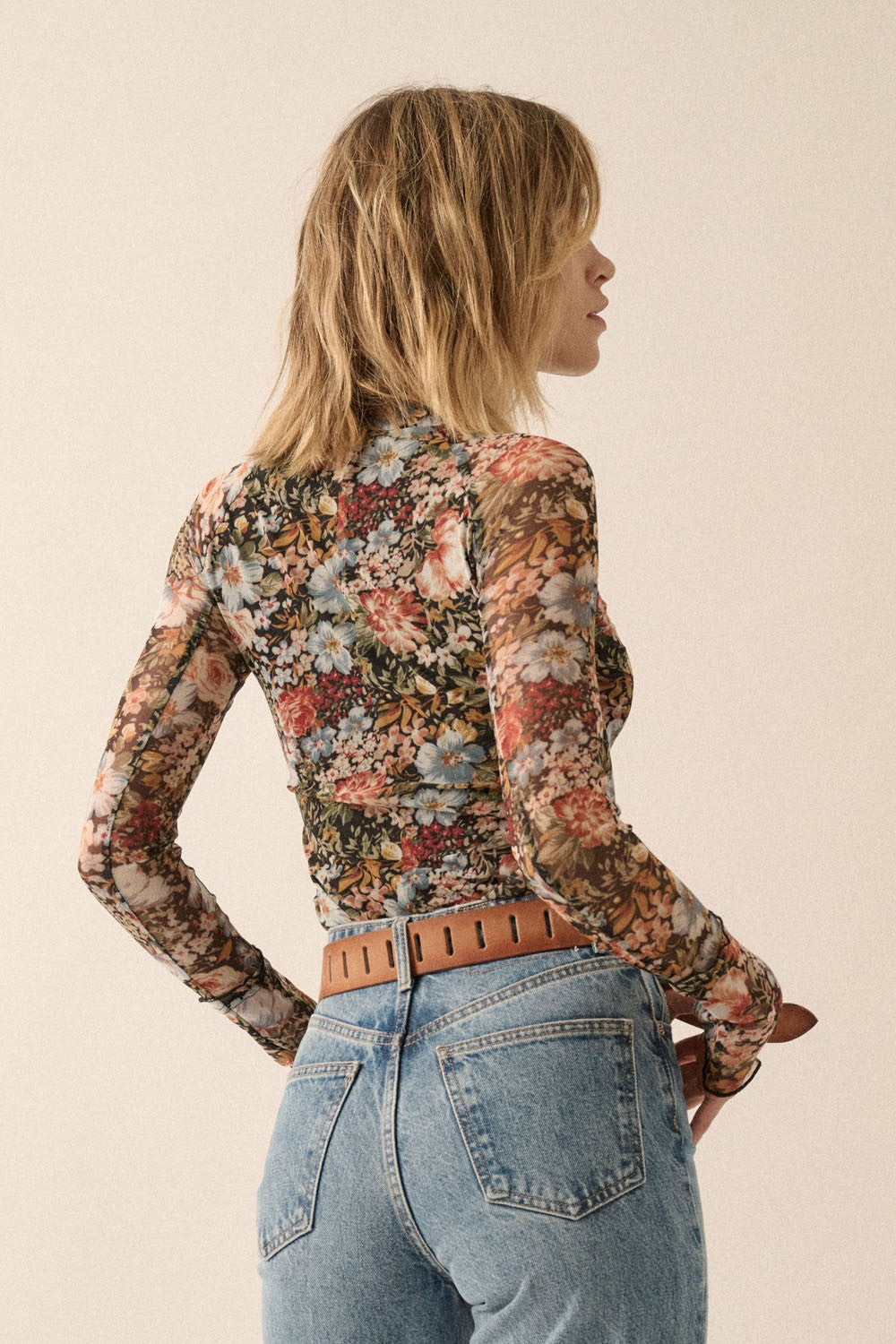 Pre-Order: The Lola Semi-Sheer Mesh Top