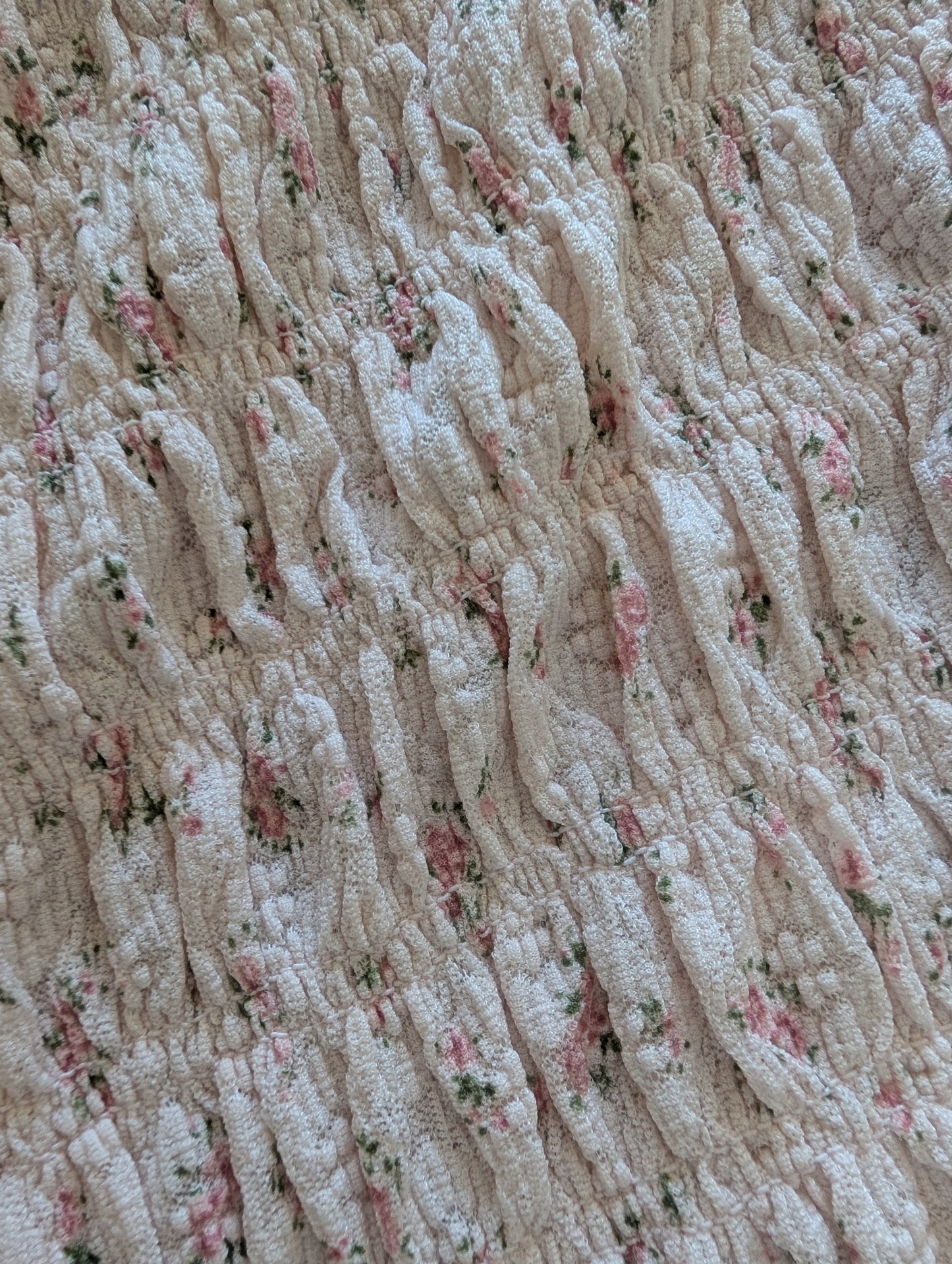 The Xalie Ditsy Floral Tee in Light Pink