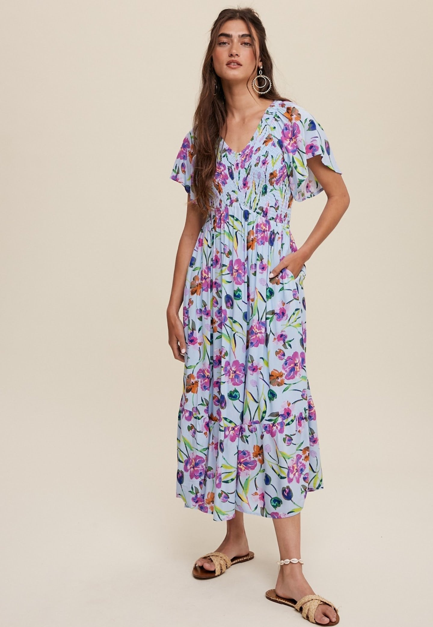 The Iris Blue Dress