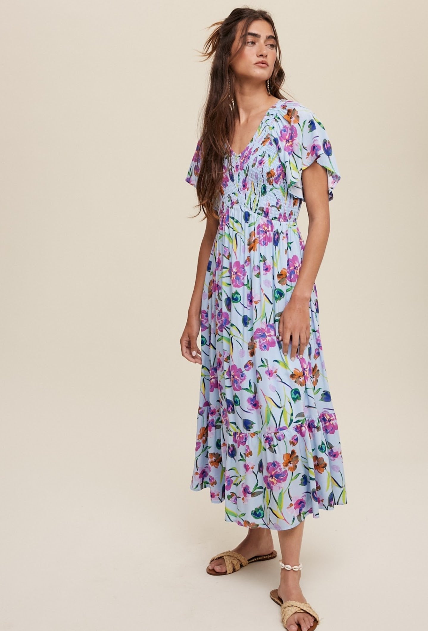 The Iris Blue Dress