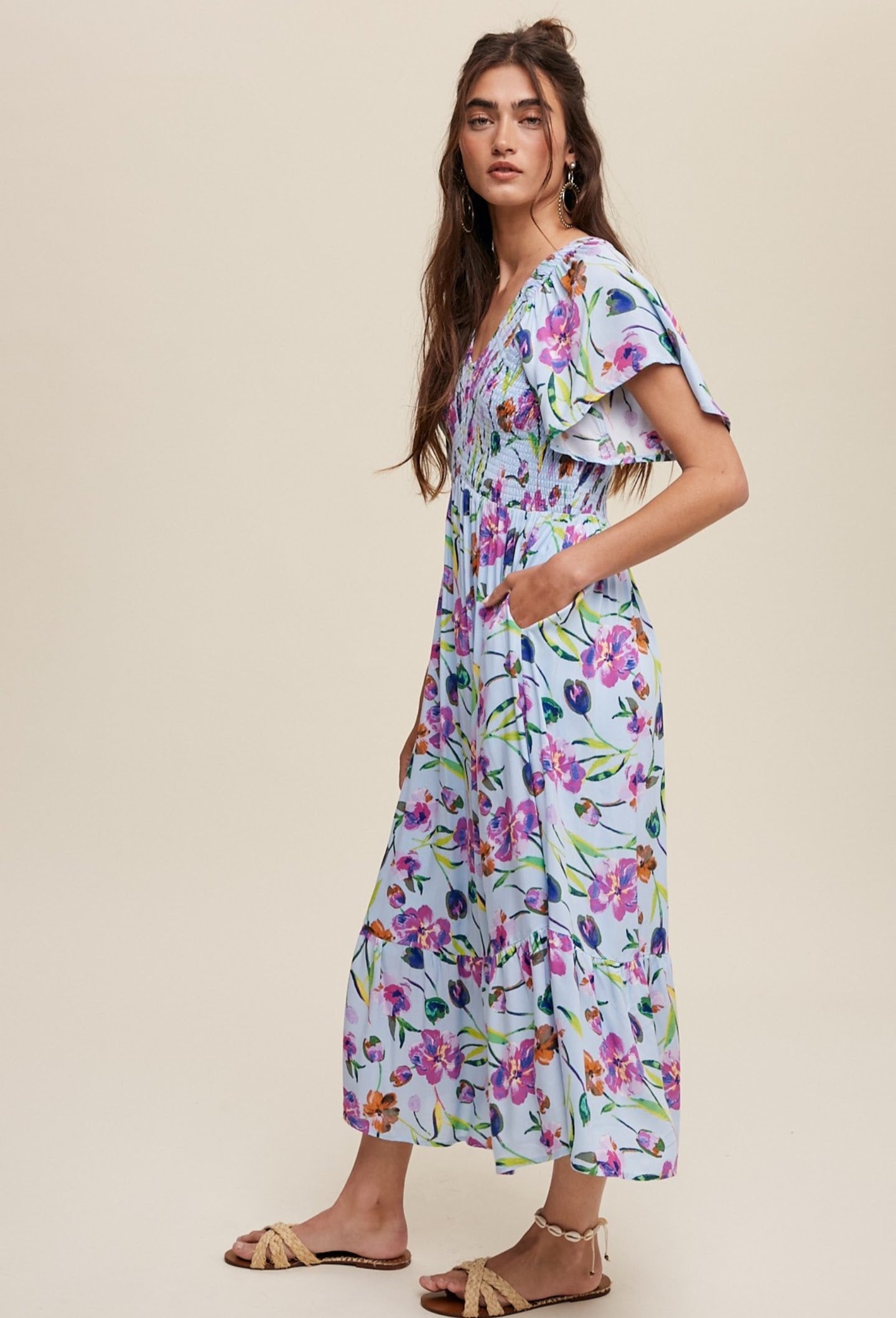 The Iris Blue Dress