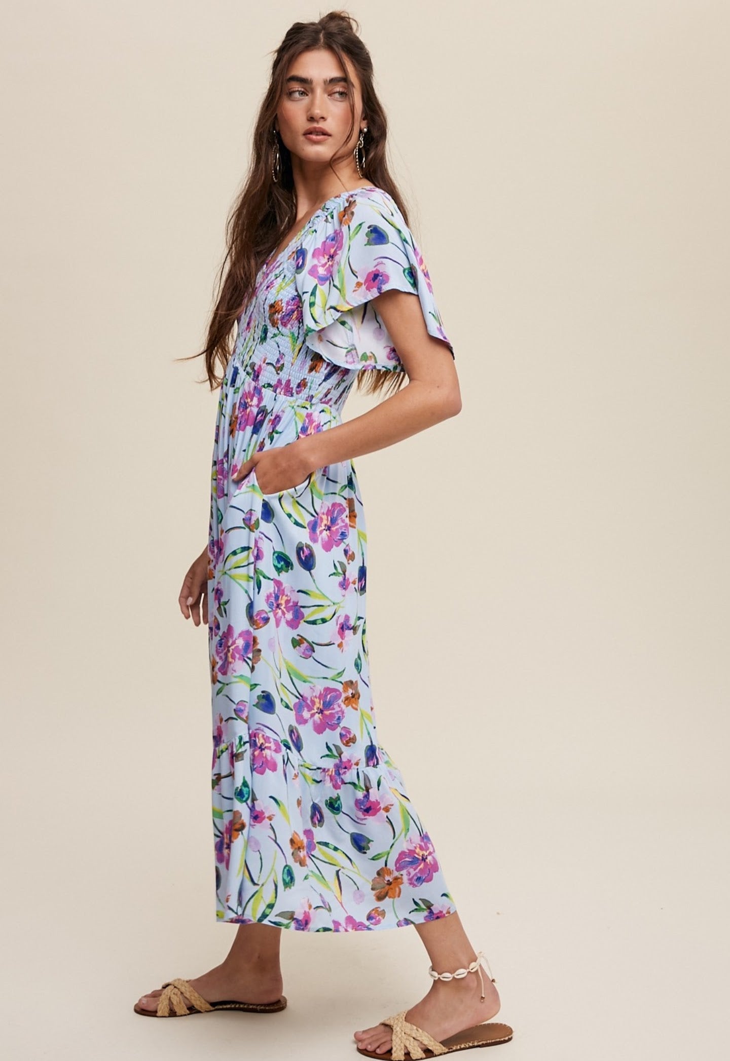 The Iris Blue Dress