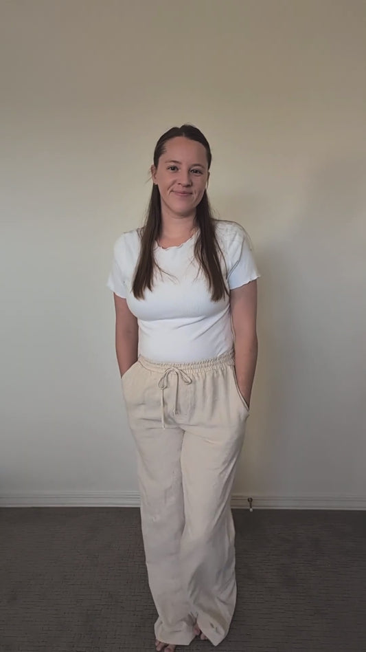 The Mavis Top in White