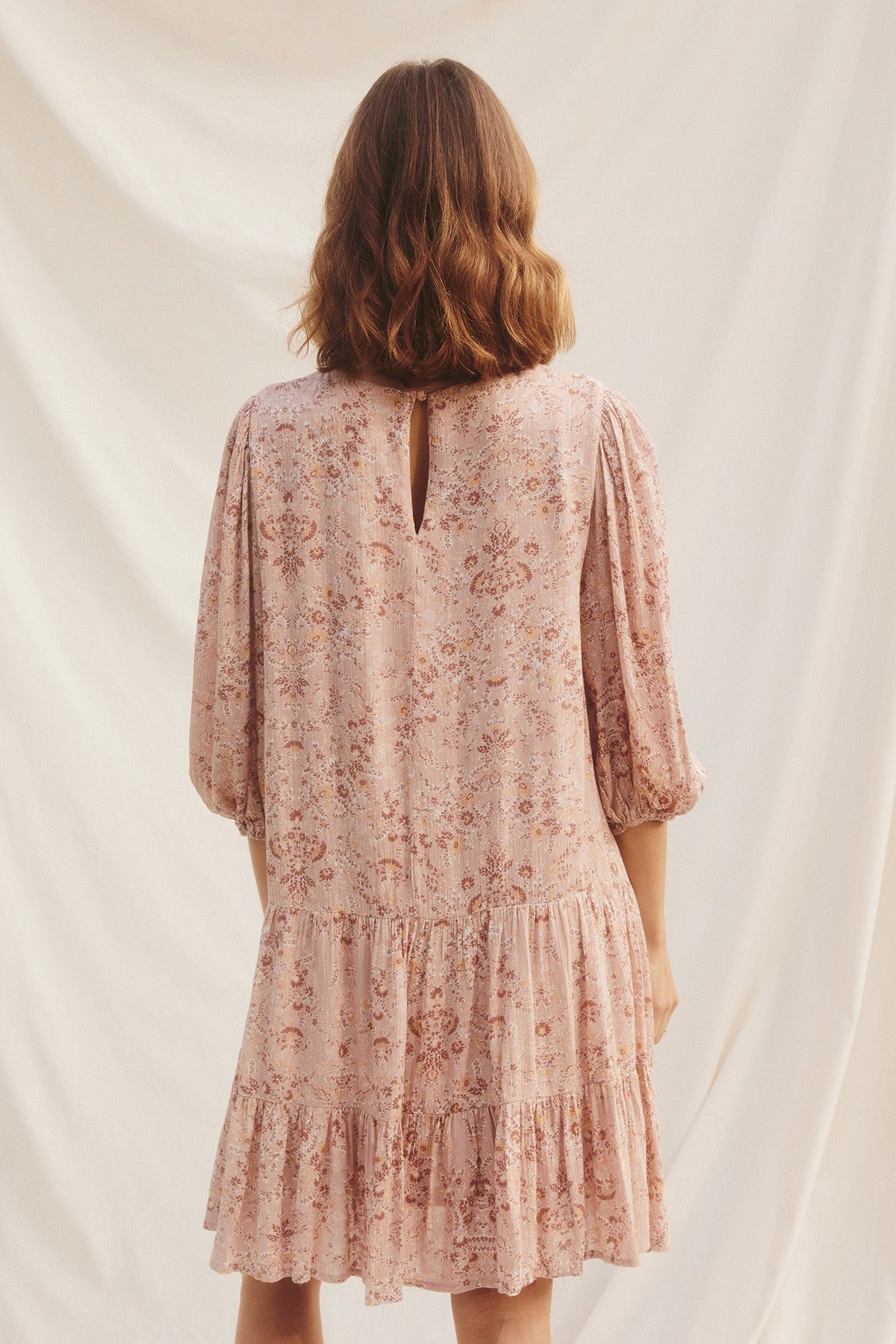 The Paisley Dress in Dusty Blush