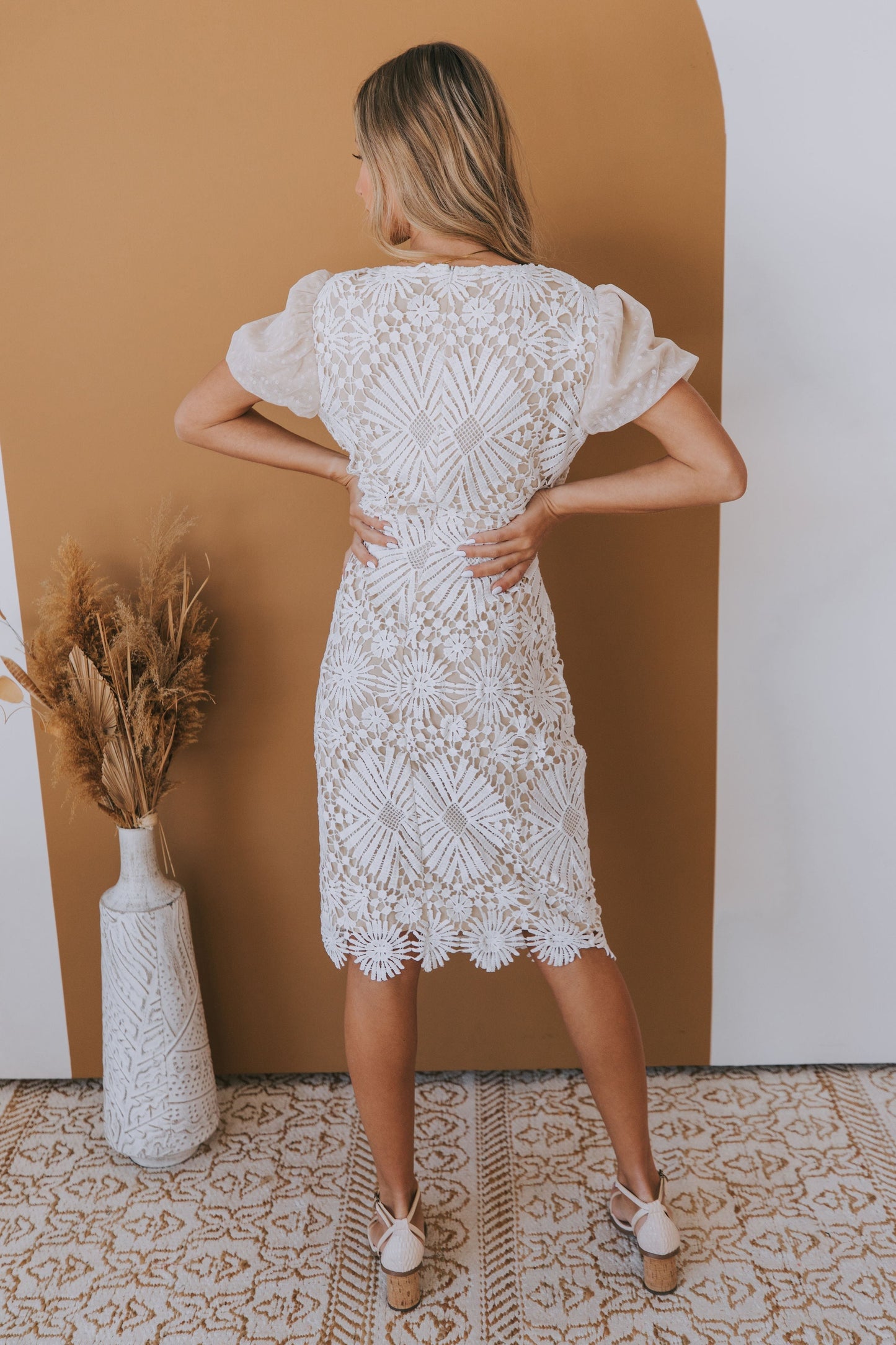 The Daphne Dress in Ivory