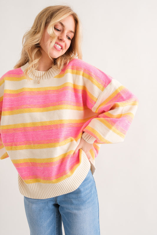 Pre-Order: The Rosemary Striped Sweater