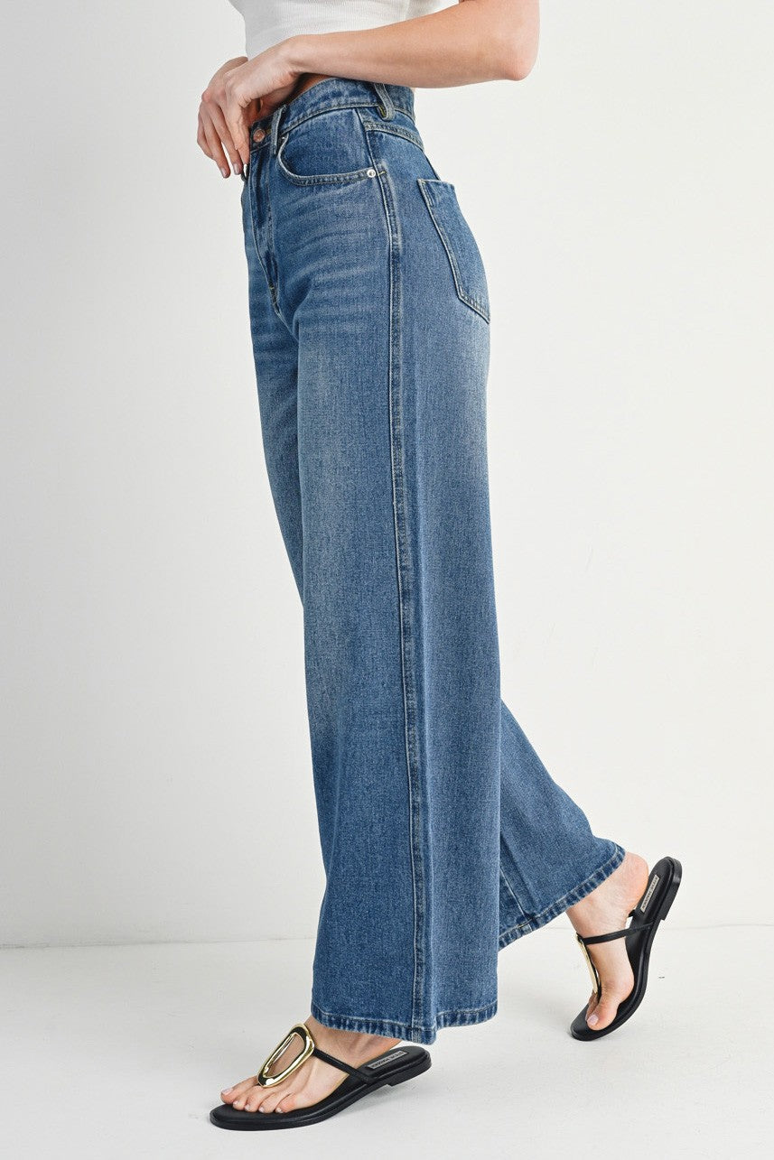 The Dundee High-Rise Wide Leg Jeans