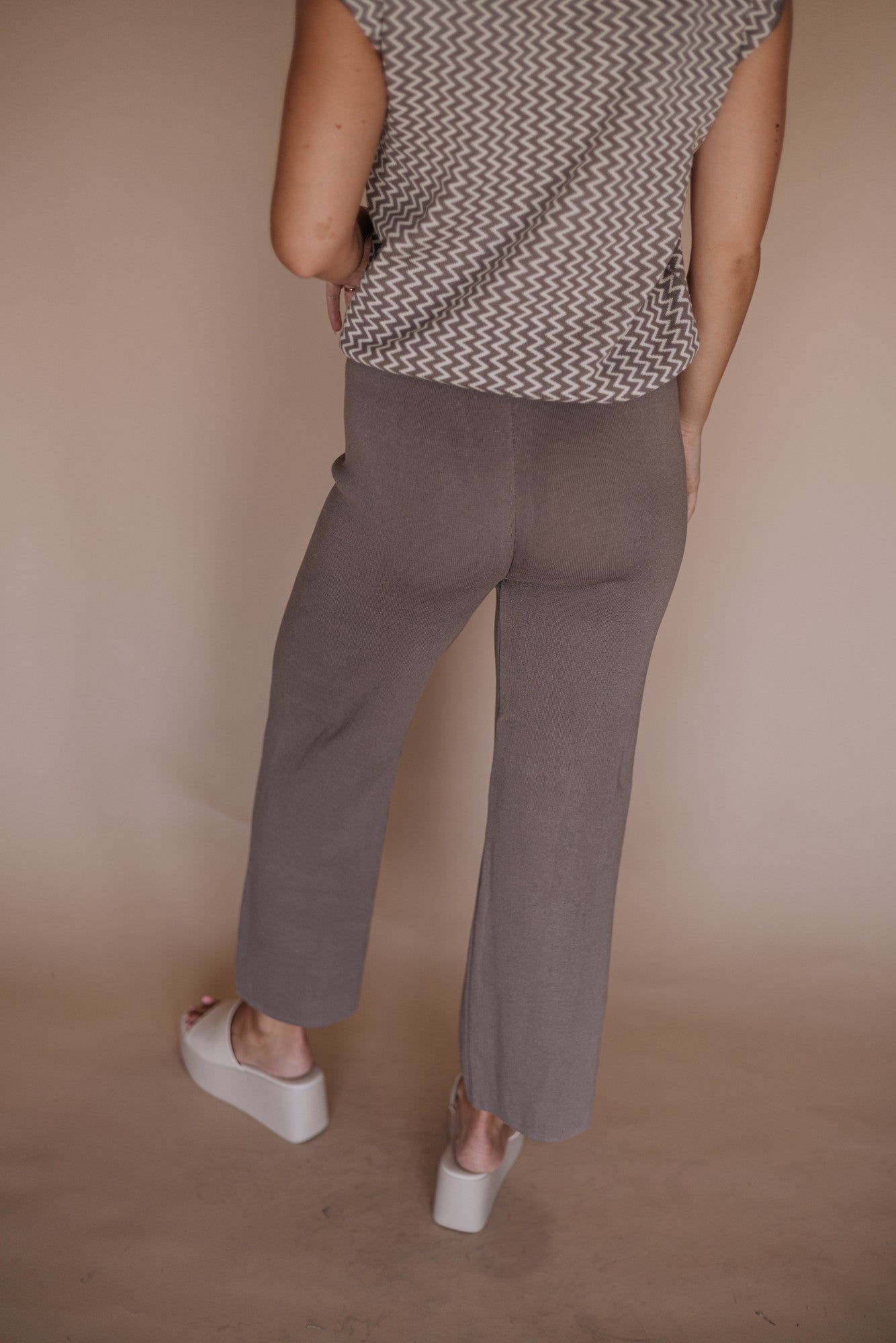 The Ferus Chevron Set in Light Brown