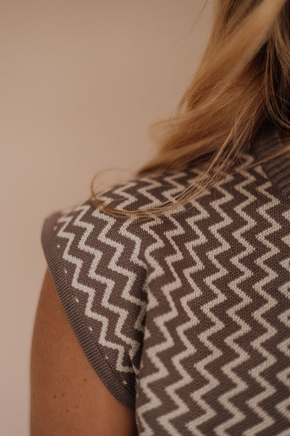 The Ferus Chevron Set in Light Brown