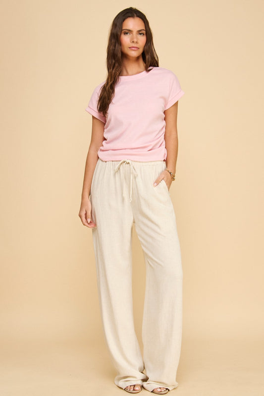The Harbor Linen Pants in Oatmeal