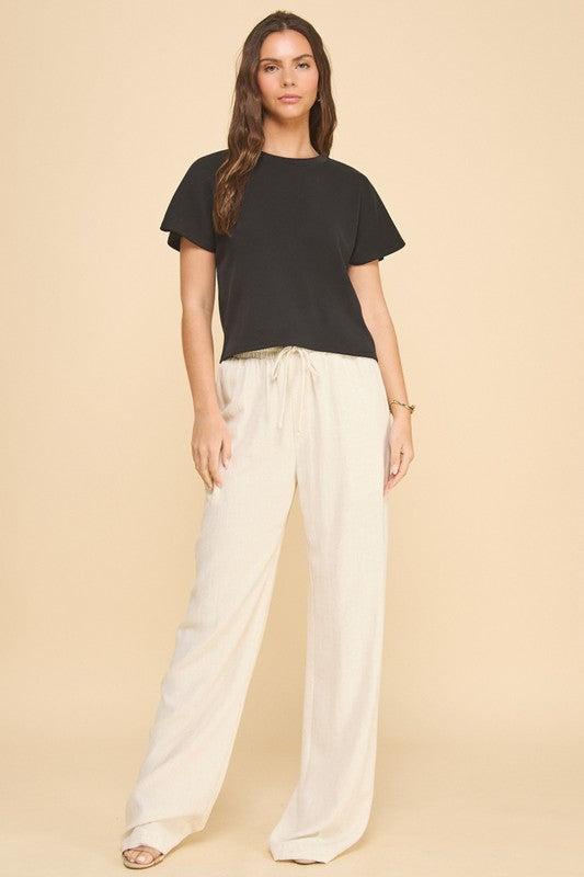 The Harbor Linen Pants in Oatmeal
