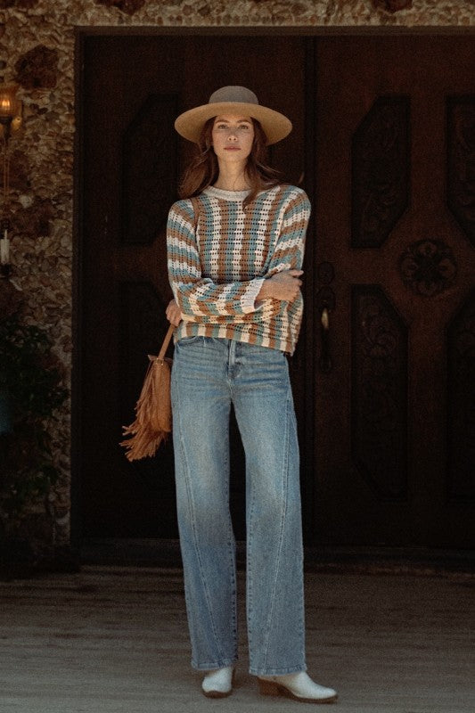 The Collins Straight Leg Jean in Medium Wash