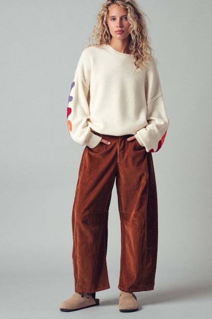 The Merry Christmas Sweater in Ivory