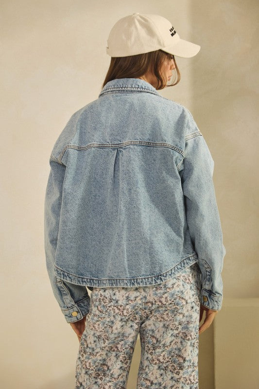 The Drew Vintage Denim Jacket