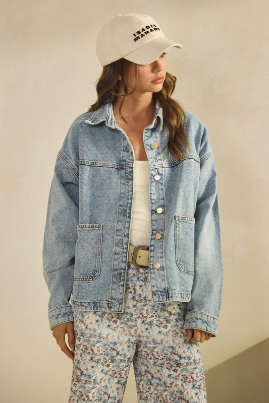 The Drew Vintage Denim Jacket