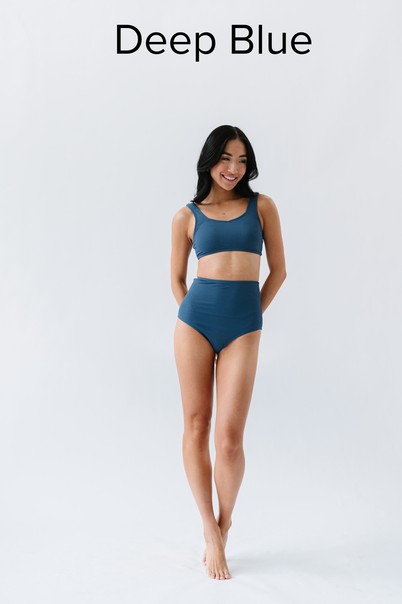 The Kinsey Ribbed Swim Top