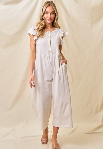 The Lovely Dove Jumpsuit