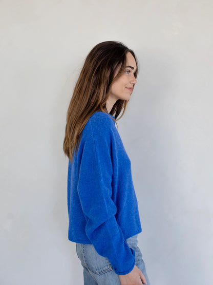 The Rudy Button-Down Cardigan in Colbolt