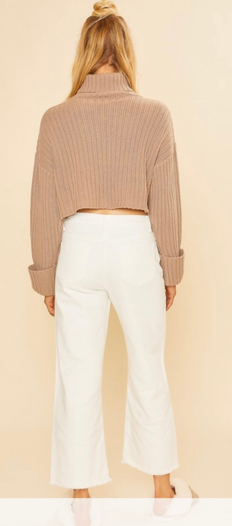 The Cami Cropped White Pants