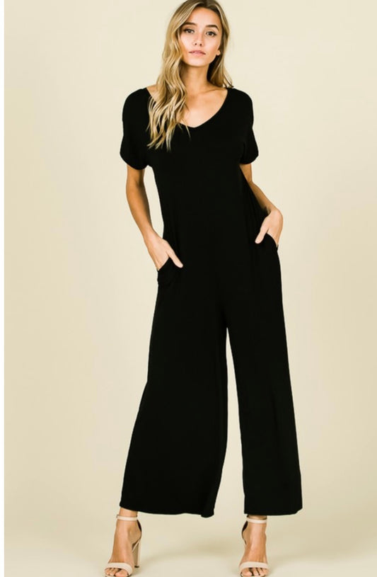 The Cortney Jumpsuit in Black