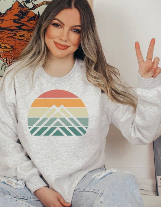 The Rainbow Mountain Sweatshirt