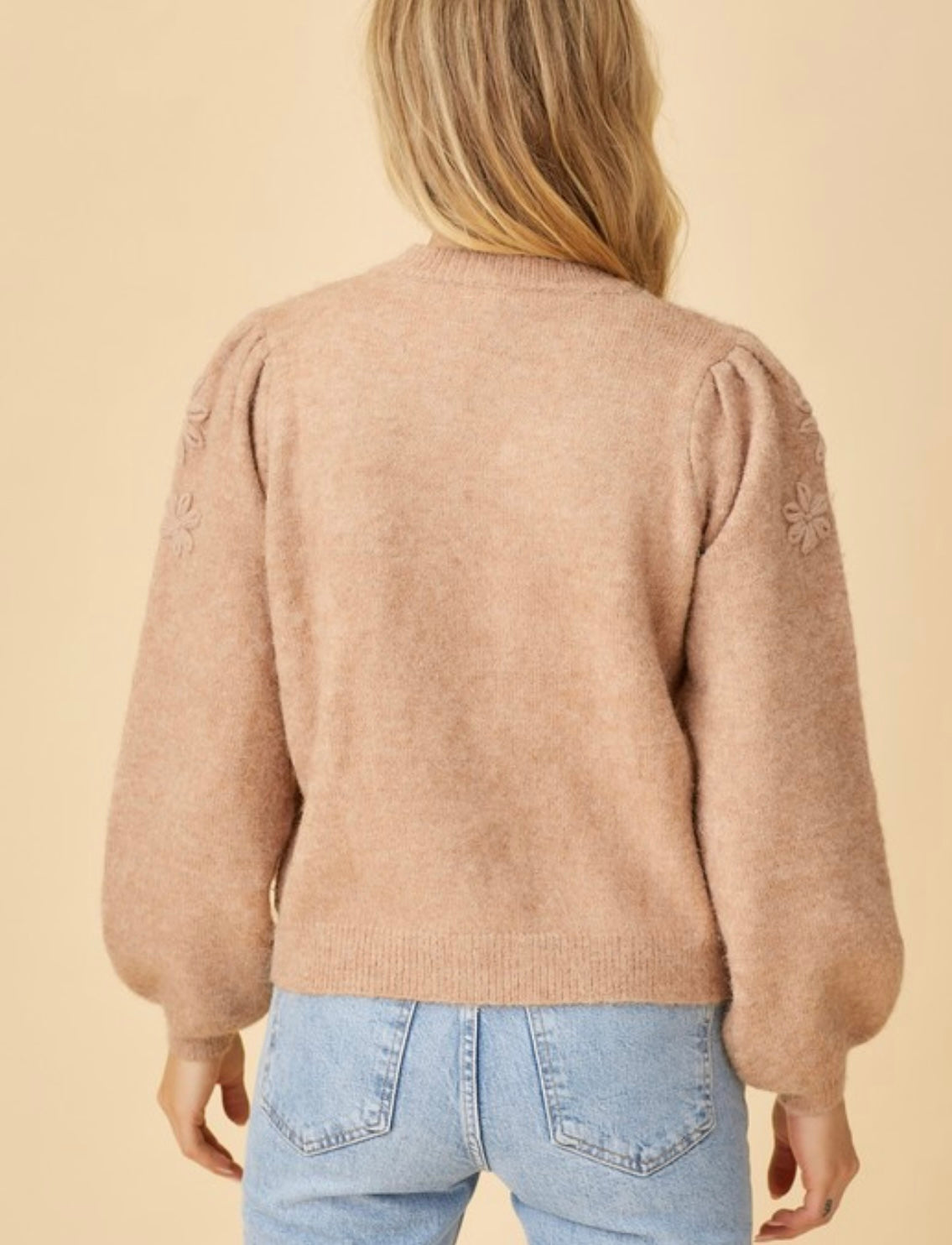 The Lyndie Flower Detail Sweater