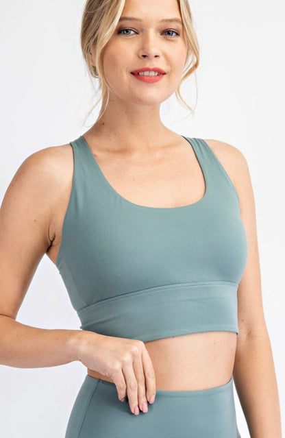 Rae Strappy Back Sports Bra in 4 Colors