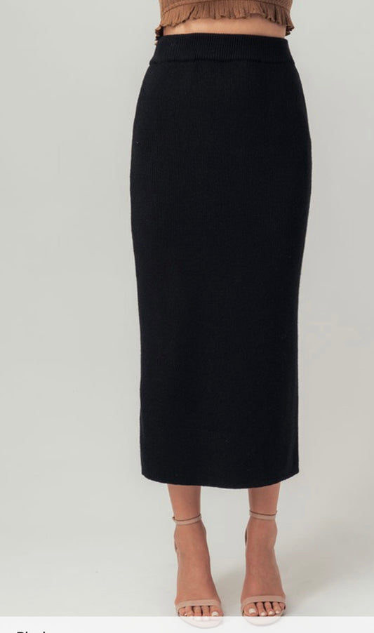 The Deb Ribbed Skirt