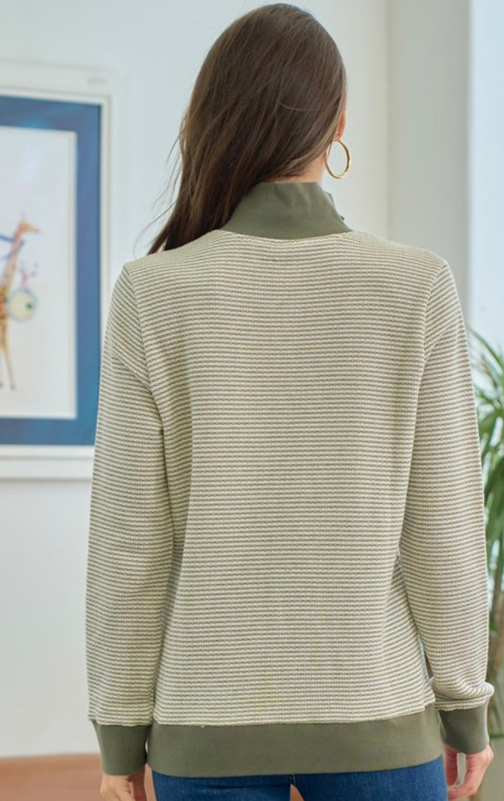 The Tenley Half Button Sweater