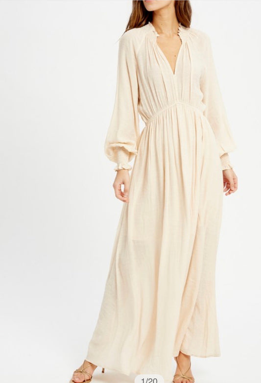 The Whimsy Dress in Natural